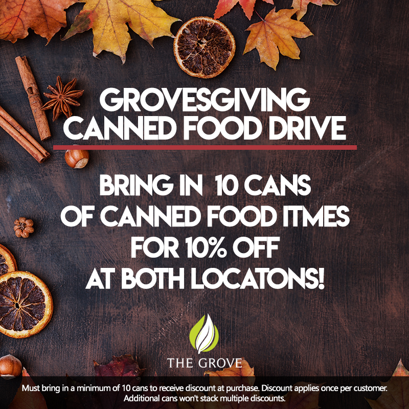 Grovesgiving Canned Food Drive | The Grove
